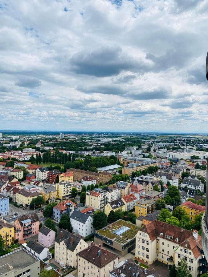 Hotelturm Augsburg Appartment 29 Stock מראה חיצוני תמונה
